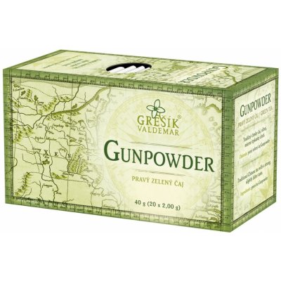 Grešík čaj Zelený Gunpowder 20 x 2 g