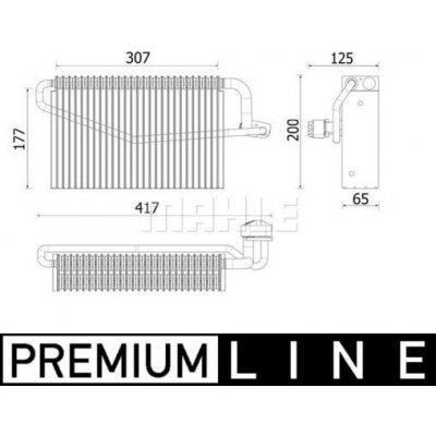 MAHLE Výparník klimatizace MAO AE 163 000P – Zbozi.Blesk.cz