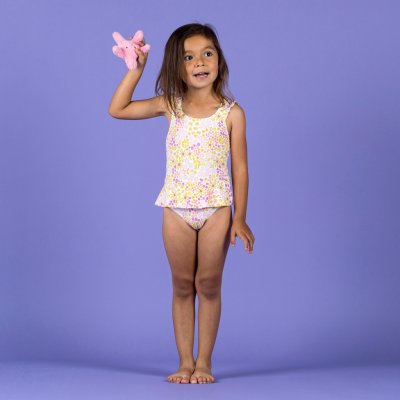 Nabaiji Dívčí plavky jednodílné se sukýnkou – Zboží Mobilmania