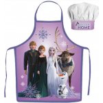 Max-fashion KFT Dětská zástěra FROZEN všichni set s čepicí fialová – Hledejceny.cz