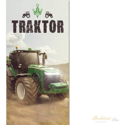 Jerry Fabrics Osuška Traktor green 70 x 140 cm – Zboží Dáma