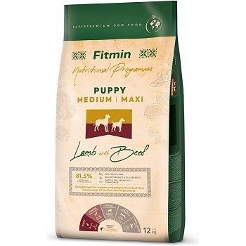 Fitmin Puppy Medium Maxi Lamb & Beef 12 kg