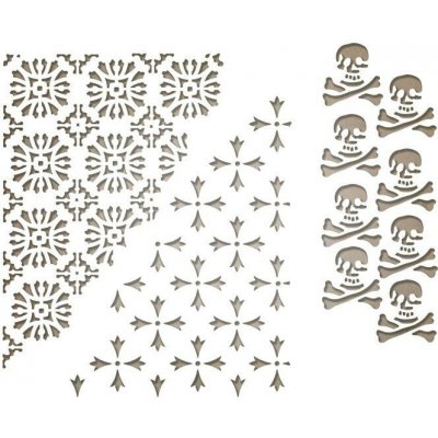 Sizzix Thinlits 3 ks šablona vyřezávací Hallowee – Zboží Dáma Sizzix Thinlits 3 ks šablona vyřezávací Hallowee – Zboží Dáma