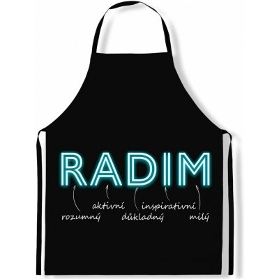 IMPAR Zástěra Mužská jména Neon Radim – Hledejceny.cz