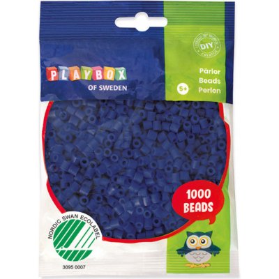 Playbox Zažehlovací korálky, 1000ks - tmavě modré – Sleviste.cz