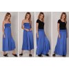 Dámská sukně Fashionweek dlouhá letní sukně ze vzdušného materiálu 2W1 MF266 modrá