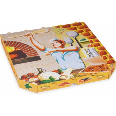 Krabice na pizzu z vlnité lepenky 32 x 32 x 3 cm Pouze osobní odběr 72032 – Zboží Mobilmania