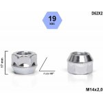 Kolová matice M14x2,0 kužel otevřená, klíč 19, D62X2, výška 17 mm