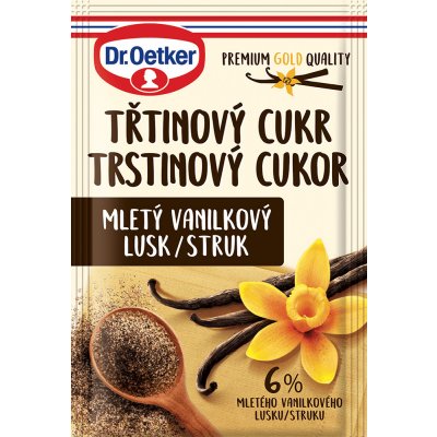 Dr. Oetker Třtinový cukr ml vanil Lusk 8 g – Zbozi.Blesk.cz