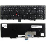 česká klávesnice IBM Lenovo ThinkPad Edge T540 L540 W540 E531 E540 černá US/CZ/SK - dotisk (malý enter) – Zboží Mobilmania