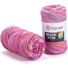 Příze Yarn Art Macrame Cotton VR 911 růžová, meruňková, vínová