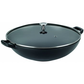 Kela Calido litinová pánev wok s pokličkou 36 cm