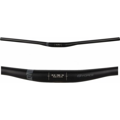 řídítka FORCE TEAM prohlé 31,8/ 780 Al,černé mat – Zboží Dáma řídítka FORCE TEAM prohlé 31,8/ 780 Al,černé mat – Zboží Dáma