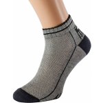 Kuks ponožky Kotníčkové zdravotní ponožky EMIL světle šedá – Hledejceny.cz