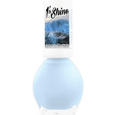 Miss Sporty lak na nehty 1 To Shine 639 Reykjavik světle modrý 7 ml – Sleviste.cz