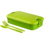 M.A.T. box svačinový Lunch & Go s klick uz+ příbor PH zelený – Zboží Dáma