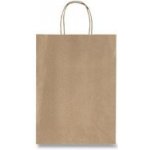 Sadoch Tinta Unita Brown Kraft - papírová taška - 260 x 120 x 360 mm, hnědá – Zboží Dáma