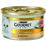 Gourmet Gold kočka pašt. jemná krůta 85 g – Sleviste.cz