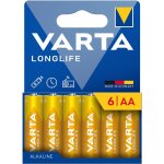 Varta LongLife Extra AA 6ks 4106 VA0009 – Zboží Živě