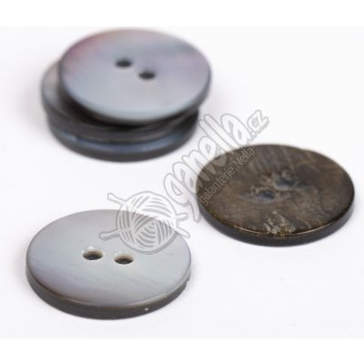 Knoflík Drops 614 Round moonbean – Zboží Dáma