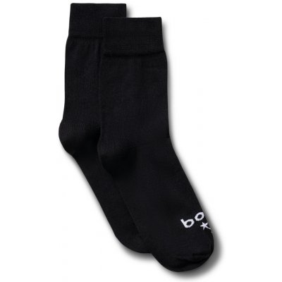 Botas Vysoké ponožky Black bavlněné ponožky černé