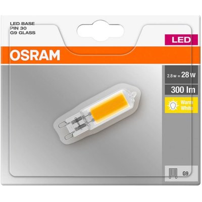 Osram LED A++ A++ E G9 kolíková 3 W teplá bílá