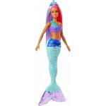 Barbie kouzelná mořská víla vlasy tyrkysově-růžové – Zboží Mobilmania