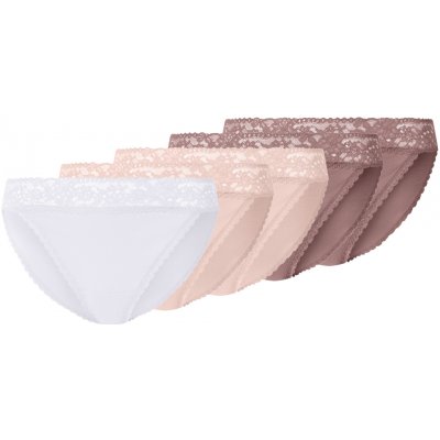 esmara Dámské kalhotky s krajkou 5 kusů růžová bílá – Hledejceny.cz