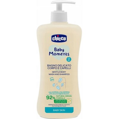 CHICCO Baby Mom.Šamp.vlasy/tělo s heřm.+dáv. 500 ml – Zboží Dáma