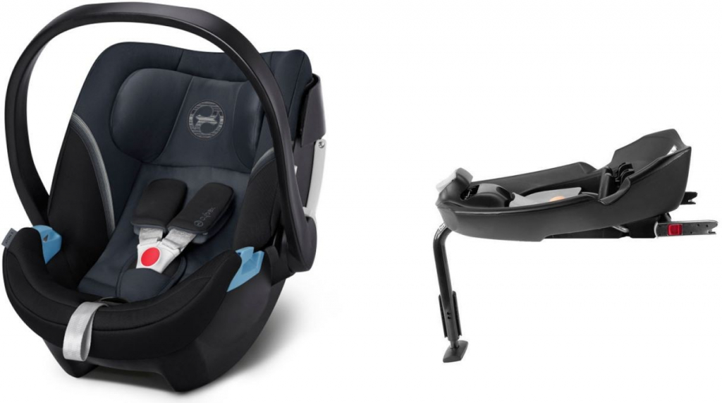 Cybex ATON 5 + základna do auta BASE 2-FIX 2021 Granite Black