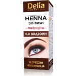 Delia Cosmetics Henna barva na obočí odstín 4.0 Brown 2 g + 2 ml – Zboží Mobilmania