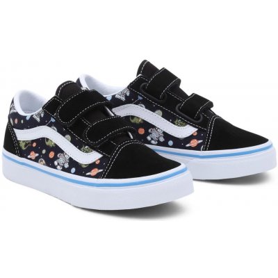 Vans UY Old Skool V Glow Cosmic Zoo Black/blue – Zboží Mobilmania