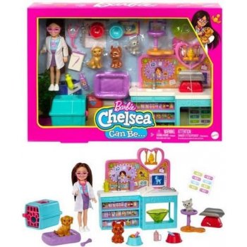 Barbie Chelsea Veterinářka herní set