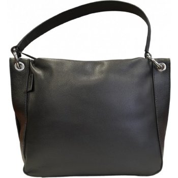 Gianni Conti menší dámská kabelka z měkké kůže černá 4393621 black