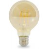 Žárovka Tesla Lighting LED žárovka Globe G80 Vintage E27, 4,2 W, 540 lm, 2400 K