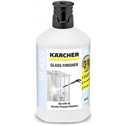 Čistič skel 3v1 Kärcher - 1L (6.295-474.0) pro vysokotlaké čističe Kärcher G 7.180, K 2 AKU Set, K 2 AKU verze, K 2 Compact Home model 2019, K 2 Compact model 2019, K 2 Full Control, K 2 Full Control