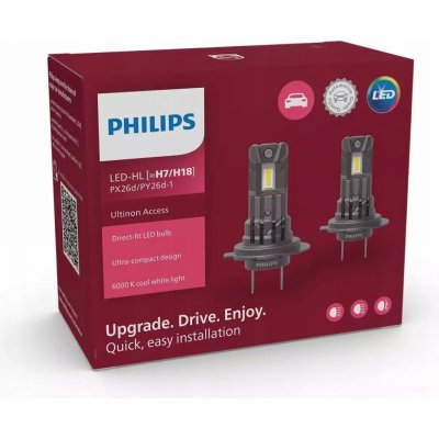 Philips LED H7/H18Ultinon Access 11972U2500CX 12V 16W PX26d, PY26d-1 2 ks – Zbozi.Blesk.cz