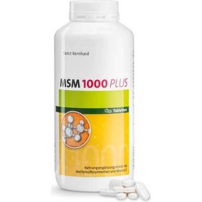 Sanct Bernhard MSM 1000 mg PLUS 500 tablet – Hledejceny.cz