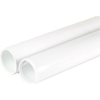 Fotopozadí bílé PVC 60x130 lesklé matné