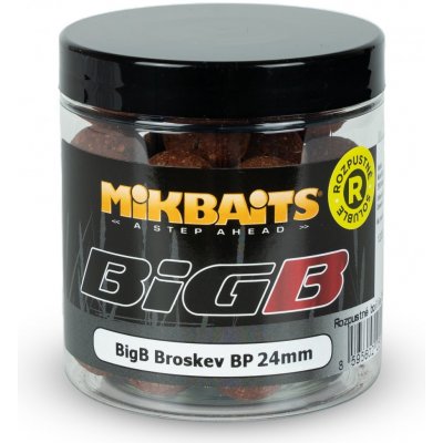 Mikbaits BiG Boilies rozpustné 250ml 24mm Broskev Black pepper