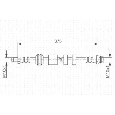 BOSCH 1 987 481 563 Brzdová hadice (1987481563)