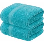 Livarno Home Froté ručník, 2 kusy, 50 x 100 cm (modrá) – Sleviste.cz