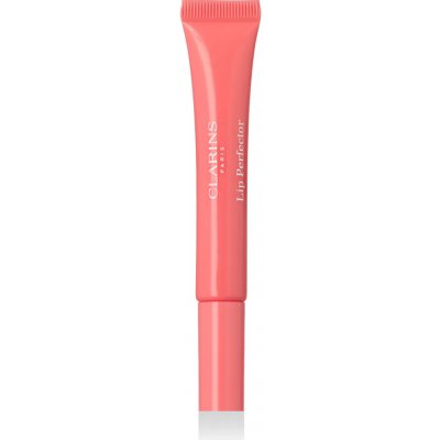 Clarins Natural Lip Perfector Lesk na rty 01 Rose Shimmer 12 ml – Zboží Dáma