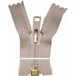 Kovový zip dělitelný spirálový - 80cm - světle šedý - WICO - BALENÍ 10 ks – Hledejceny.cz