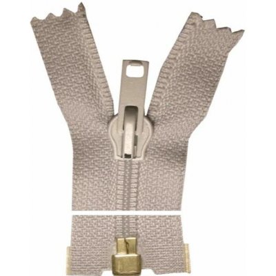 Kovový zip dělitelný spirálový - 80cm - světle šedý - WICO - BALENÍ 10 ks – Hledejceny.cz