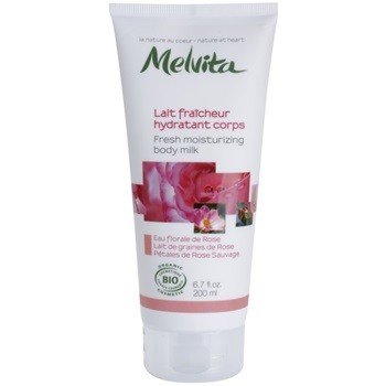 Melvita Nectar de Roses osvěžující tělové mléko s hydratačním účinkem 200 ml