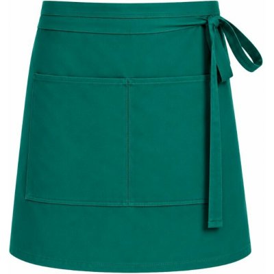 CG Workwear Gastro zástěra Roma s kapsami odolná proti pomačkání Zelená lahvová CGW1262 – Hledejceny.cz