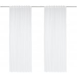 LIVARNO home Sada závěsů, 2dílná, 135 x 254 cm (bílá) – Zboží Dáma