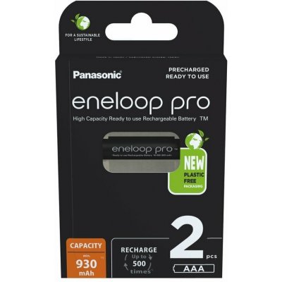 Panasonic Eneloop Pro 930mAh AAA 2ks 4HCDE/2BE – Zbozi.Blesk.cz