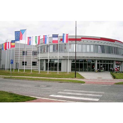 Sklolaminátový vlajkový stožár jednodílný s otočným ramenem Alerion – Hledejceny.cz